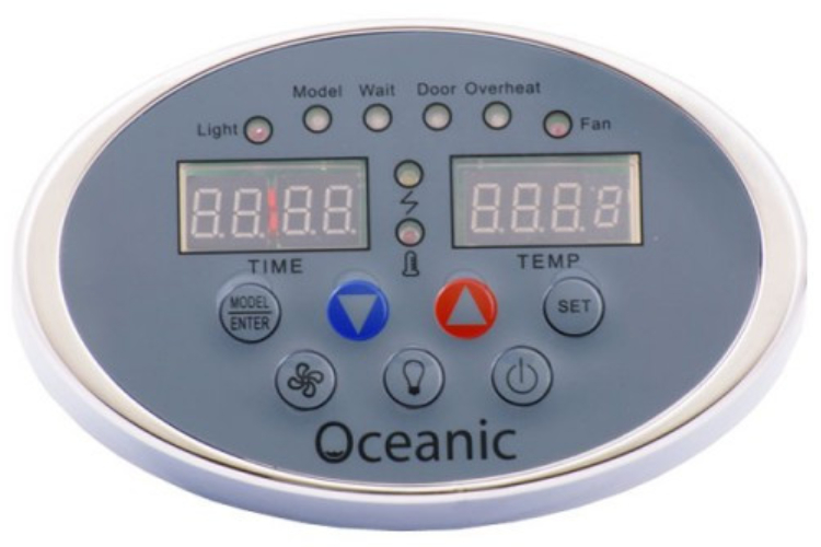 Evavo Control Panel for Steam and Sauna
