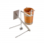 Schwall bucket of wood with arm